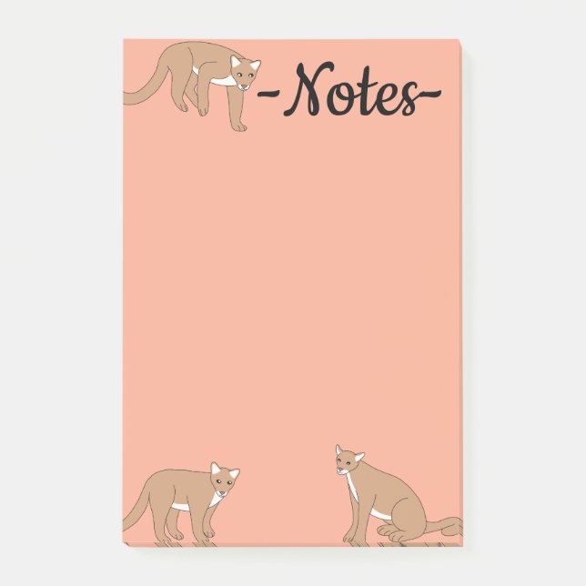 Cougar Post-it Notes (Front)