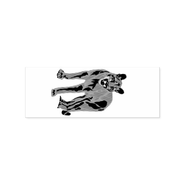 Cougar Puma Mountain Lion Thunder_Cove Rubber Stamp (Imprint)