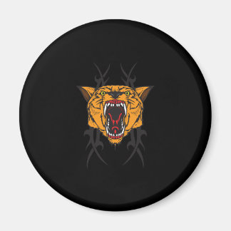 cougar tribal design magnet