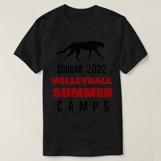 cougar volleyball summer camps T-Shirt (Design Front)