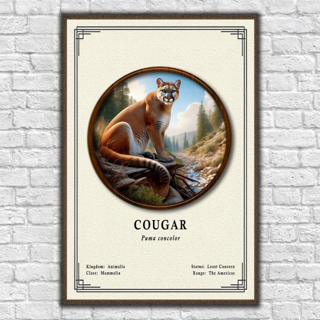 Cougar Zoology Series Poster (Creator Uploaded)