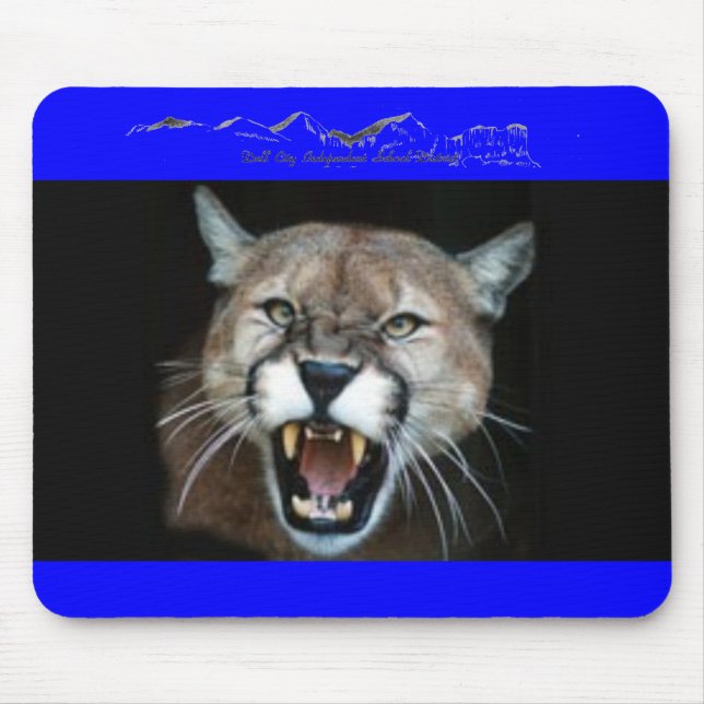 CougarPhotoSnarl, DC LOGO Mouse Pad (Front)