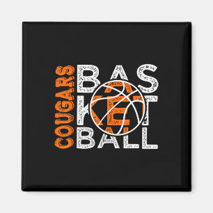 Cougars Sketll Game Day Spirit Tee Must Have Magnet