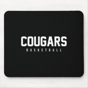 Cougars Sketll Gfx Merch Uni-adults And Kids Sketl Mouse Pad