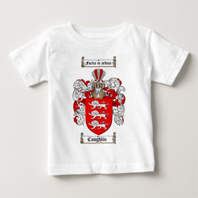 COUGHLIN FAMILY CREST -  COUGHLIN COAT OF ARMS BABY T-Shirt (Front)