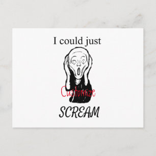 Could Just Scream Thunder_Cove Postcard