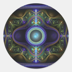 Could you clarify what you mean by "Sticker title" Classic Round Sticker