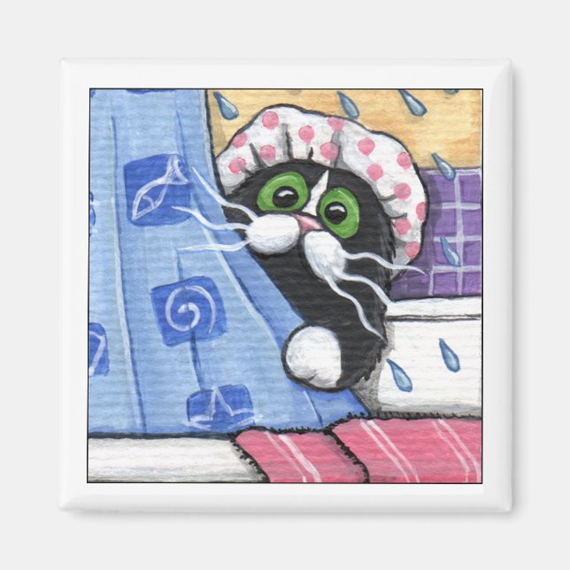 Could You Pass the Soap? - Cat Magnet (Front)