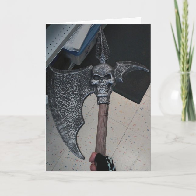 "Could You Repeat That?" Hallowe’en Card (Front)