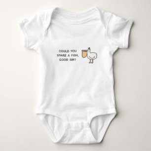 Could You Spare A Fish, Good Sir? Baby Bodysuit