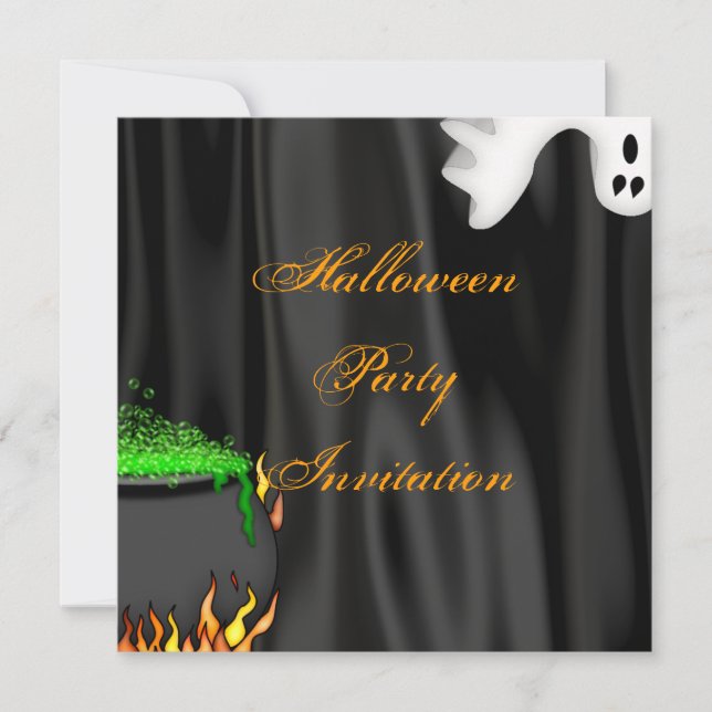 Couldron Party Invitation (Front)