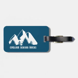 Couloir Season Rocks Luggage Tag