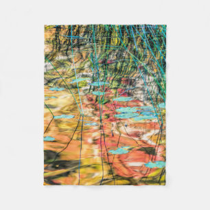Council Lake in Hiawatha National Forest, Michigan Fleece Blanket