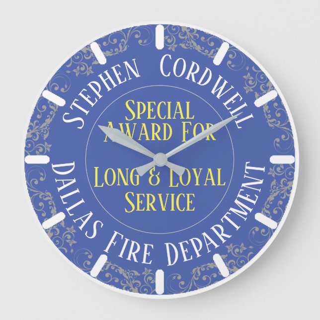 Council Loyal Service Award Presentation Clock (Front)