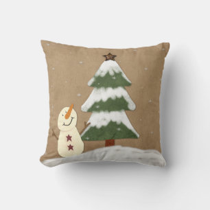 Counrty Christmas Tree Pillow