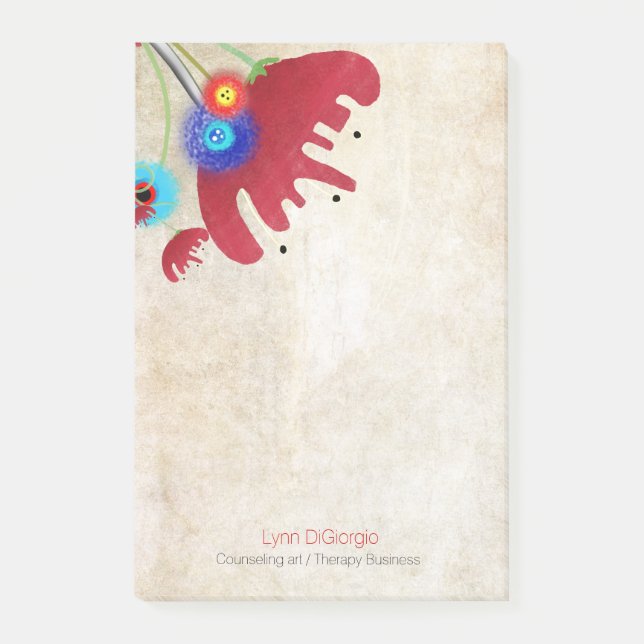 Counseling art therapy business post-it notes (Front)