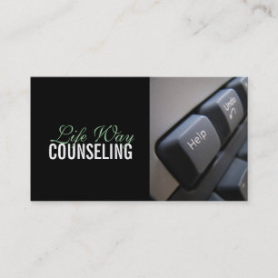 Counseling, Life Coach, Therapy, Therapist, Business Card