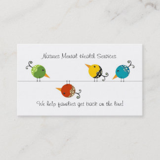 Counseling Services Business Card