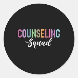 Counseling Squad Mental Health Awareness Classic Round Sticker