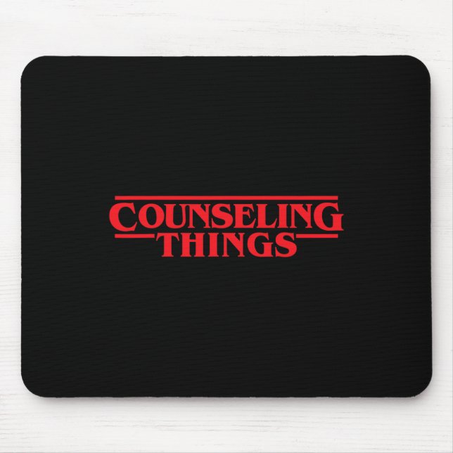 Counseling Things Fun School Counsellor Back To Sc Mouse Pad (Front)