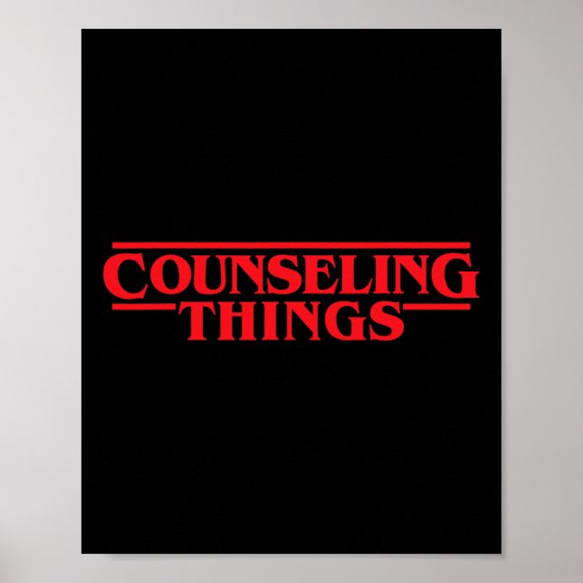 Counseling Things Fun School Counsellor Back To Sc Poster (Front)