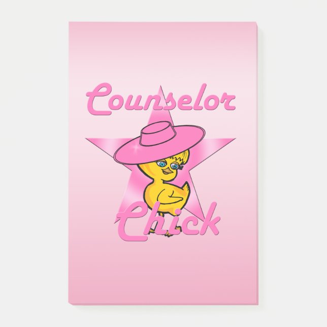 Counsellor Chick #8 Post-it Notes (Front)