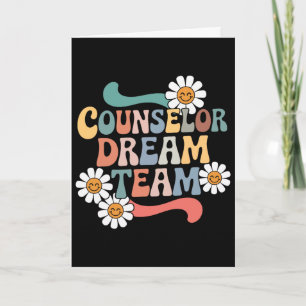 Counsellor Dream Team Retro Ck To School Counsello Card