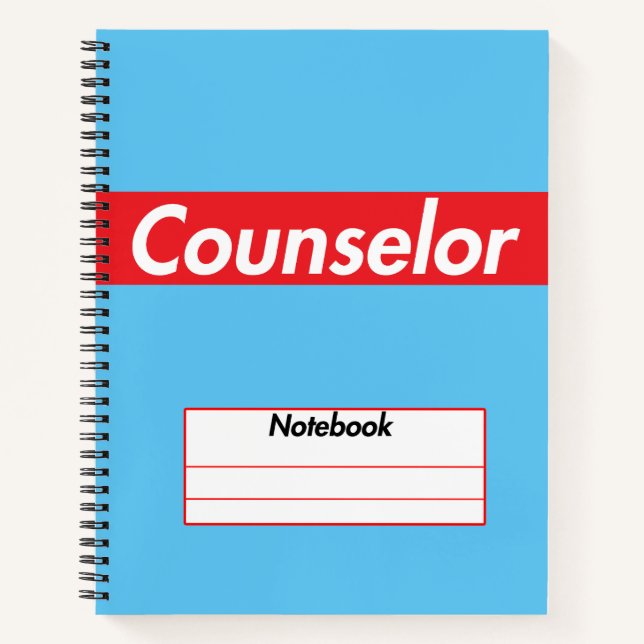 Counsellor Journal Notebook (Front)