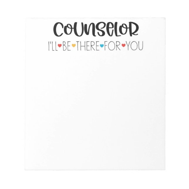 Counsellor Notepad Gift (Front)