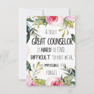 Counsellor Office Decor Typography Graduation Gift