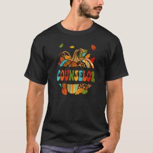 Counsellor Thankful Grateful Blessed Pumpkin Thank T-Shirt