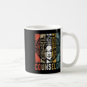 Counselor Afro African American Women Black Histor Coffee Mug