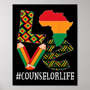 Counselor Love Map African American Black History Poster