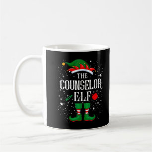 Counselor Teacher ELF Merry Christmas Xmas Santa’s Coffee Mug