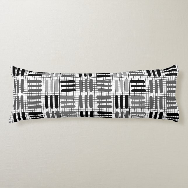 Count 3 Grey Shades Body Cushion (Front)