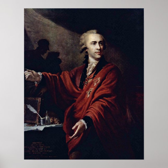 Count Alexei Pushkin by Giovanni Lampi the Elder Poster (Front)