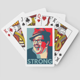 Count Arthur Strong poker-style playing cards