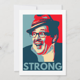 Count Arthur Strong thank you card