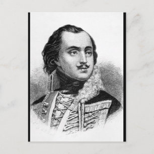 Count Casimir Pulaski.  Copy_War Image Postcard