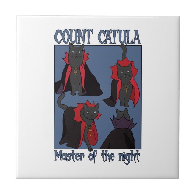 Count Catula Master of the Night Ceramic Tile (Front)