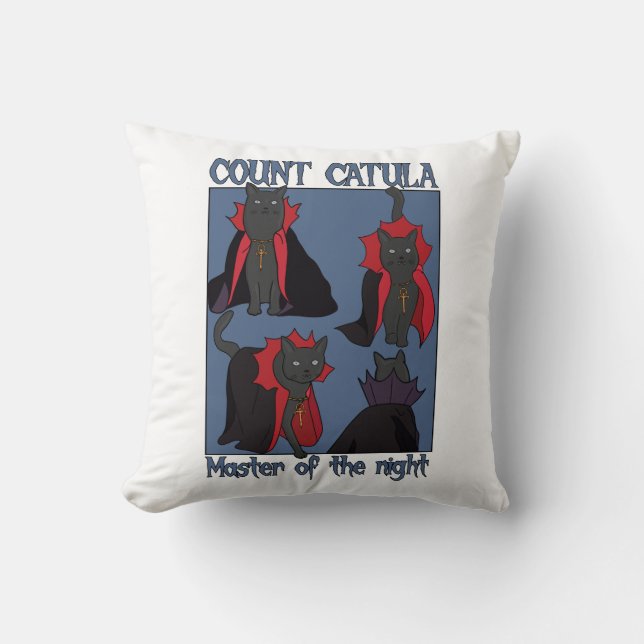 Count Catula Master of the Night Cushion (Front)