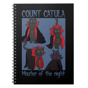 Count Catula Master of the Night Notebook