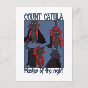 Count Catula Master of the Night Postcard