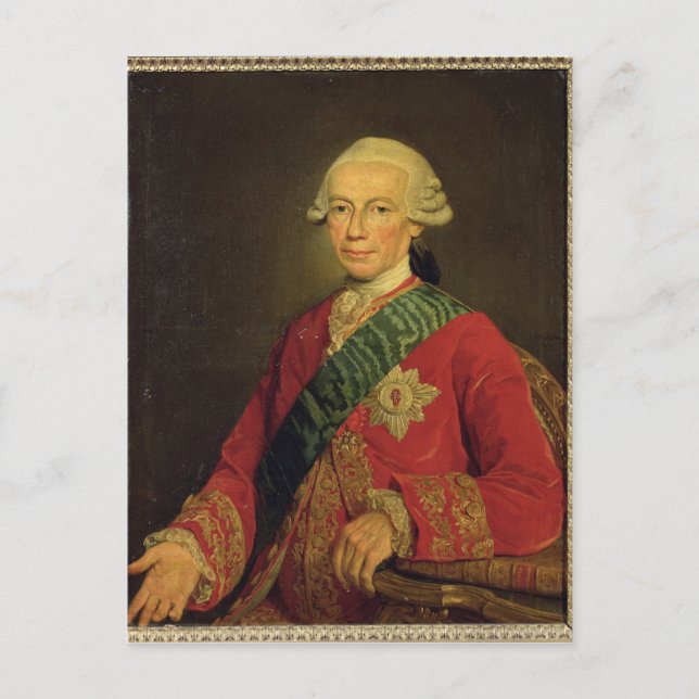 Count Claude-Louis-Robert de Saint-Germain  1777 Postcard (Front)