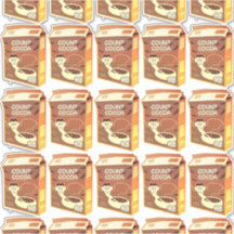 Count Cocoa Cereal Box (sheet) contour stickers