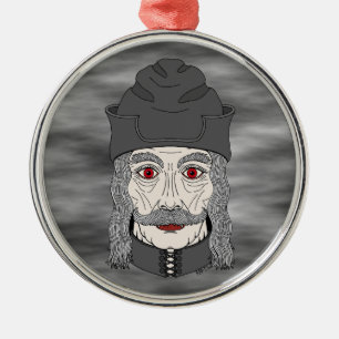 Count Dracula 2026 Metal Ornament