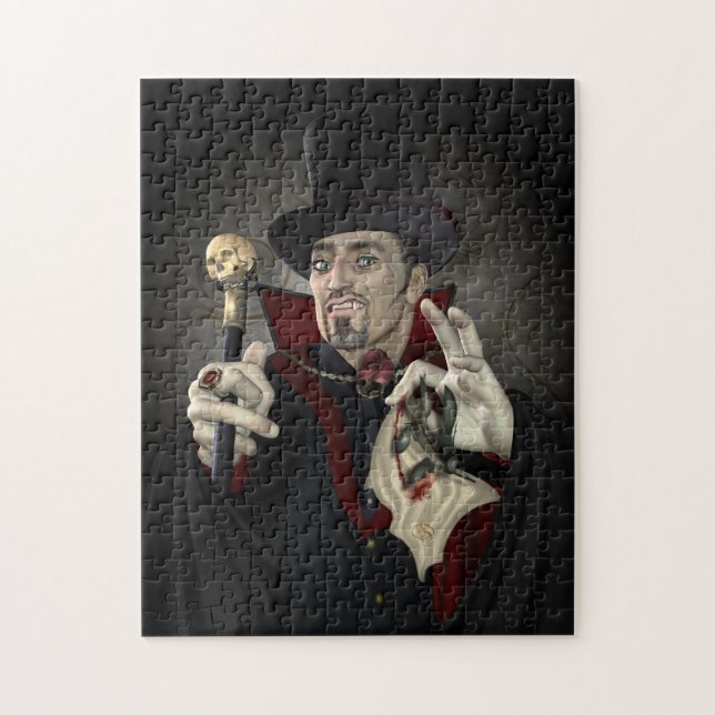 Count Dracula Design Jigsaw Puzzle (Vertical)
