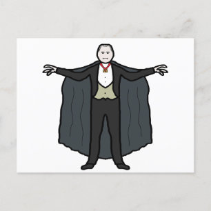 Count Dracula Vampire Postcard