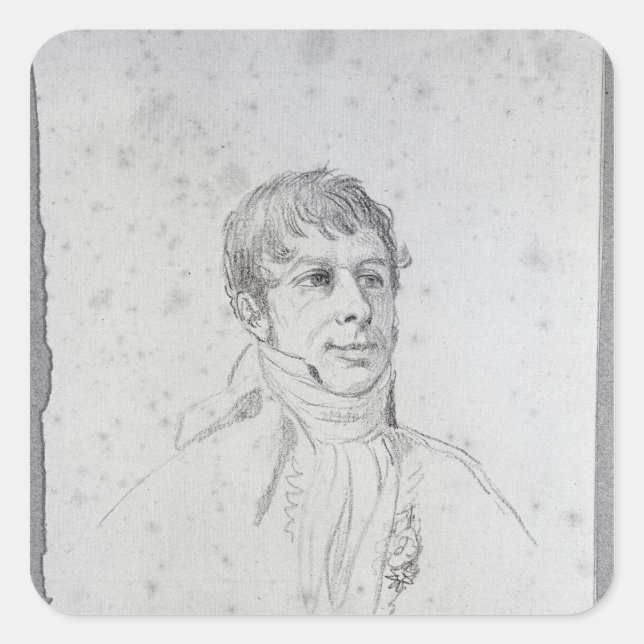 Count Francois Arnail de Jaucourt Square Sticker (Front)