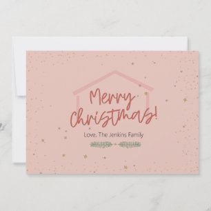 Count it all joy Christmas holiday photo card